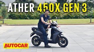 2022 Ather 450X Gen 3 review - Hidden Improvements | First Ride | Autocar India