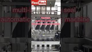 multi-lane automatic packaging machine, 3 side seal multi row packing machine