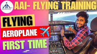 Flying Aeroplane Airbus - 320 | Cockpit View | #Flying #Training #aai
