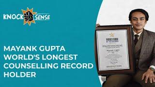 Meet Mayank Gupta from Indore, a motivational speaker, corporate trainer & world record holder