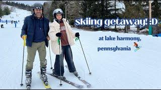 ️️Skiing Getaway | Maryam Masud and Fatima Masud did amazing in the Pocono Mountain | Big Boulder