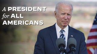 "I'll be a President for All America" Joe Biden's Moving Speech from Gettysburg