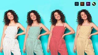 Change dress Color into any color in Adobe Photoshop 2020 | Pixel Perfect