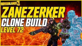 NEW ZANE BUILD! Clone & Cannon Setup! // Borderlands 3 Level 72 Zanezerker Build