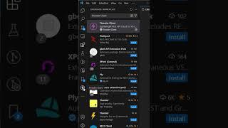 Rest API Client Extension for Visual Studio Code! #shorts #vscode