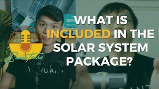 What is included in the solar system package?