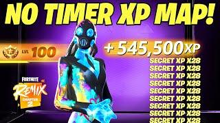 *NO TIMER* New Fortnite XP GLITCH Map to Level Up Fast in Chapter 2 REMIX!