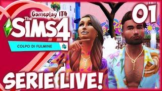 COLPO DI FULMINE GAMEPLAY LIVE  THE SIMS 4 ITA