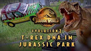 T-REX DNA IM 1993 JURASSIC PARK in JURASSIC WORLD EVOLUTION 2 Deutsch German Gameplay #25