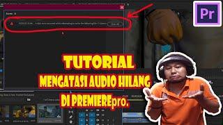 CARA MENGATASI ERROR AUDIO TIDAK TERBACA DI PREMIERE PRO-A Disk error.