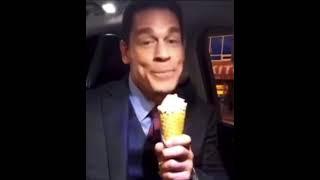 John Cena bing chilling meme but every time he says “bing chilling” it gets 0.5x faster