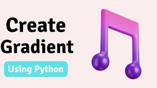 How to Create Gradient Button in Python Tkinter