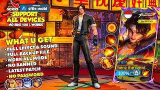 TAG 01!  Script Skin Valir KOF Kyo Kusanagi No Password - Full Effect & Sound With Logo - Sound Indo