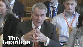 Former ambassadors give evidence to the Lords committee – watch live