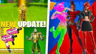 Fortnite NEW Update! (Thanos Remix LTM, Kratos Removed, Collab LEAKS)