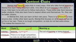 3rd Grade - Reading - Context Clues - Topic Overview