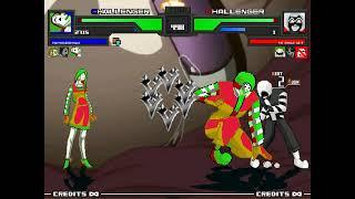 MUGEN AX/WINMUGEN "Battle Mayonnaise Donald's edits #1" VS Team Head Happy Set (MCSAKI)