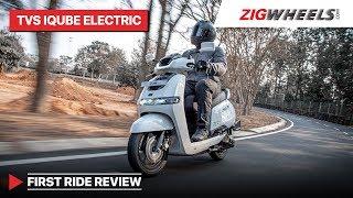 TVS iQube Electric Scooter First Ride Review | As Solid As Other TVS Scooters? | ZigWheels