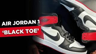 CUSTOM 1985 Air Jordan 1 'BLACK TOE' | Boring Studio