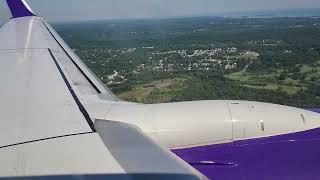 Landing at New Haven Tweed (KHVN) Avelo Flight 324 (737-700)