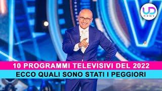 I 10 Programmi Televisivi Peggiori Del 2022: Ecco Quali Sono Stati!