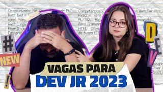 Testamos Novamente Nossa Paciência Reagindo a Vagas Para Dev Jr em 2023!