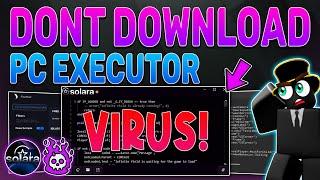This Roblox Executor HACKS Your Computer... | Unsafe Roblox Executors | Is Solara Executor A Virus?