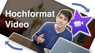 iMovie Hochformat Video