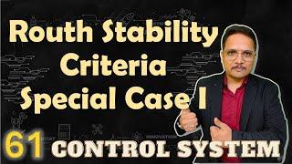 Routh Stability Criterion Special Case I Solved Examples: Steps, Process, and Detailed Explanation