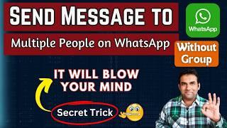 BROADCAST Like a Pro on WhatsApp! | WhatsApp Broadcast Made Easy in 2024!