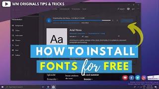 How to Install Fonts in Windows 10 for FREE in 2020