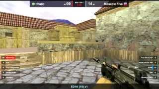 CS 1.6: MoscowFIve vs fnatic de_inferno SL4M Lol