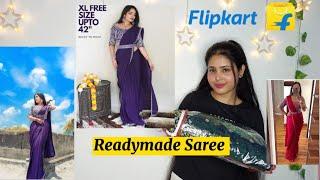 ready to wear saree ️ || readymade saree || anutechnology #meeshofinds #flipkart