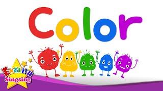 Kids vocabulary - Color - color mixing - rainbow colors - English educational video