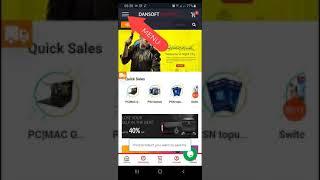 How to pay a product in Instalment from the Dansoft Gamers website on Mobile