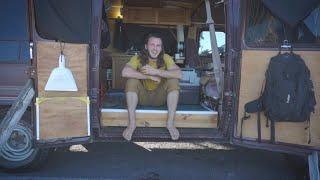 Tour of Dylan Magaster's Van. A Digital Nomads Converted off grid Camper Van.