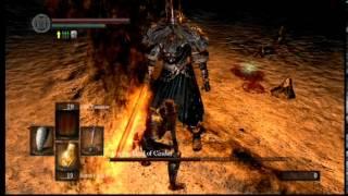 Dark Souls Lvl 1 Gwyn Boss Parrying Only