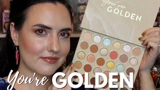 NEW ColourPop YOU'RE GOLDEN Palette | Review, Swatches + LOTS of Comparisons