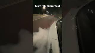 BMW burnout  The BMW M2 Competition with 411HP and 550NM of torque pulling a rolling burnout #bmw