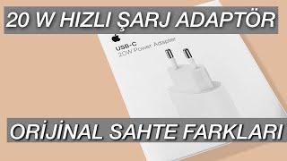 Apple 20W Hızlı Şarj Adaptörü | Orijinal Sahte Farkları Nasıl Ayırt Edilir ?