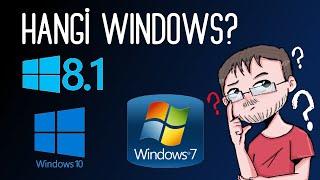 Hangi Windows (7 mi, 8.1 mi, 10 mu?) [Güncelliğini yitirdi.]