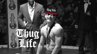 Thug Life - MMA fighter kisses ring girl