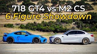 Porsche 718 Cayman GT4 vs BMW M2 CS - Head to Head Review!