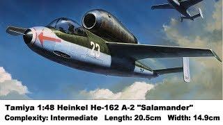 Tamiya 1:48 Heinkel He-162 A-2 Salamander Kit Review