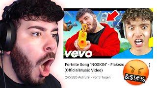 Kleiner Junge REAGIERT auf "NOSKIN" SONG und GEHT ZU WEIT ... 