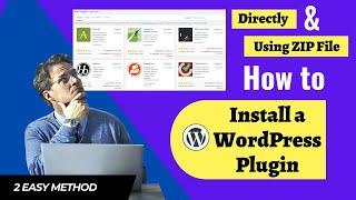 How to Install a WordPress Plugins I WordPress Me Plugin Kaise Install Kare I Zip File in Hindi 2024