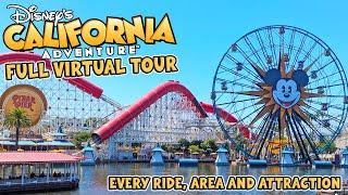 Disney California Adventure Virtual Tour | Every Ride, Area and Attraction (Sep 2024) [4K]