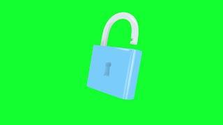 Lock Green Screen Video - Stock Video Footage - No Copyright Animated Videos
