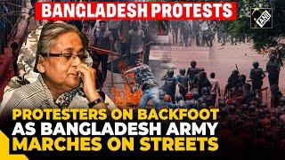 Bangladeshi soldiers in action to quell deadly students’ protests in Dhaka