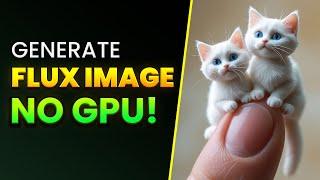 FREE & UNCENSORED Flux AI Image Generator with No GPU! 